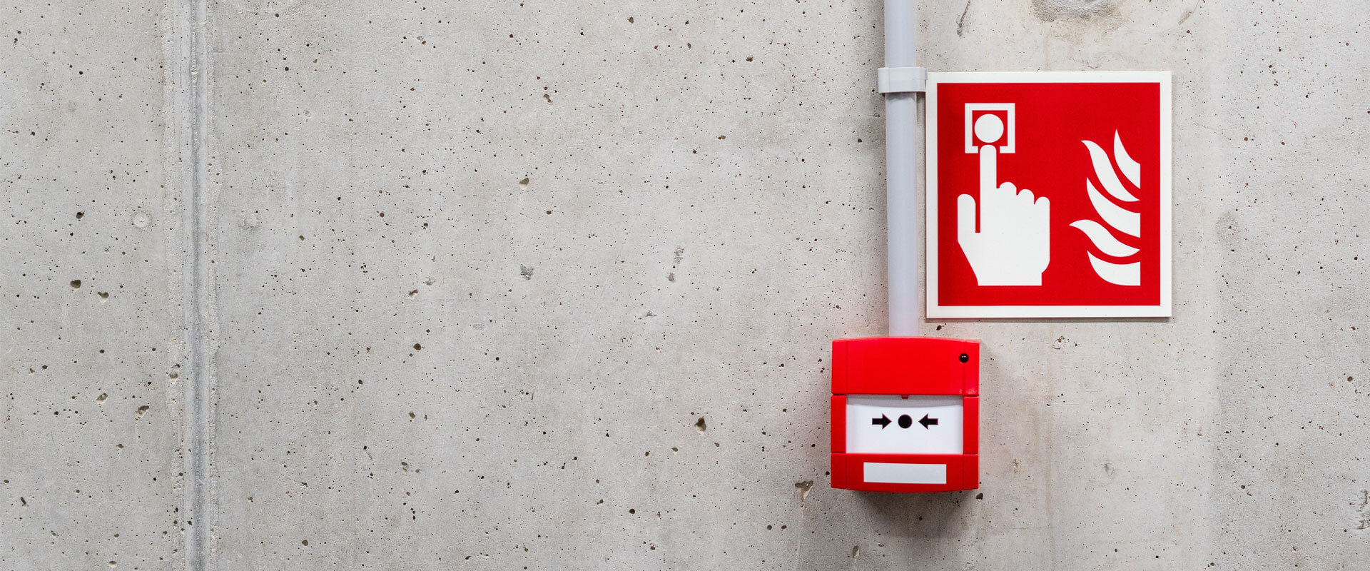 Manual Emergency Fire Alarm Button
